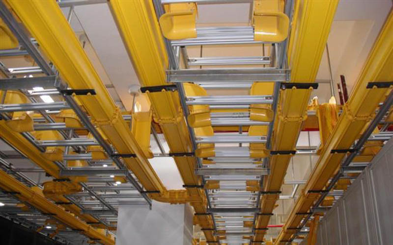 光纖機(jī)房橋架施工